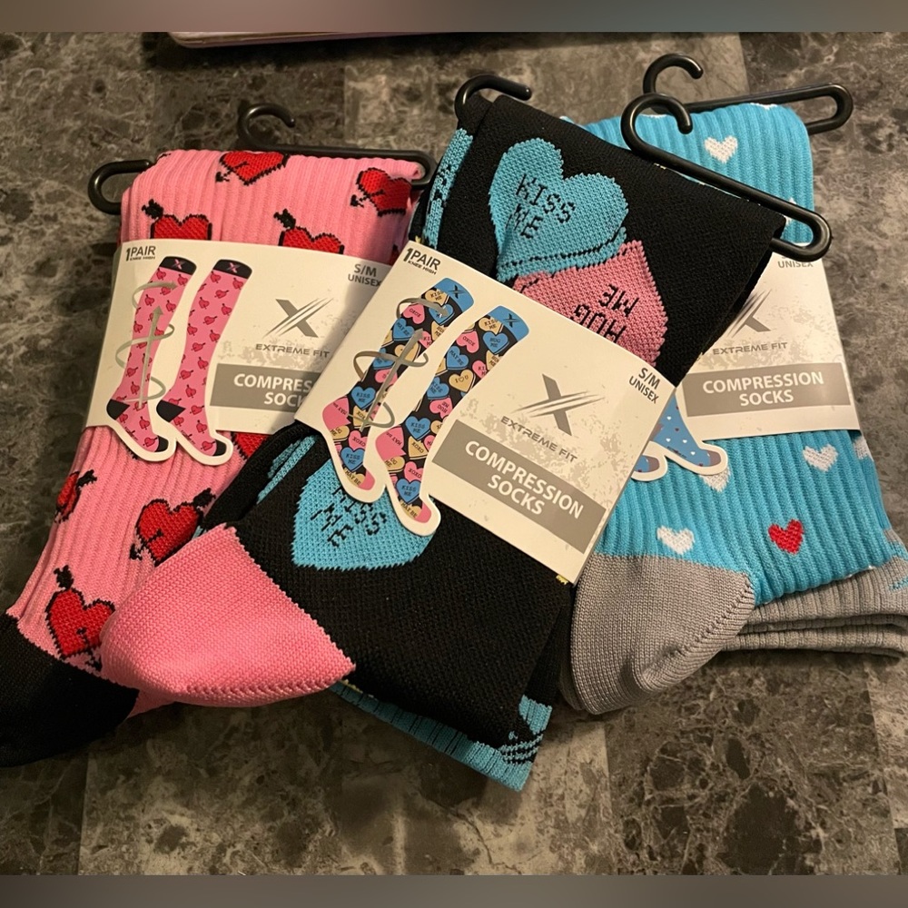Extreme Fit Compression Socks S/M Bundle- 3 Pair